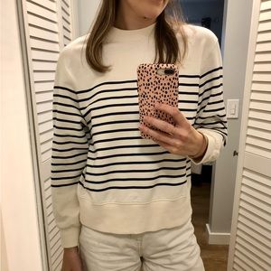 & Other Stories Striped Sweatshirt